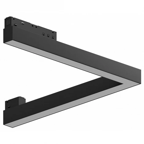 Трековый светильник магнитный светодиодный угловой 48V 24W Hesby Lighting ElDeko HSBL_0235