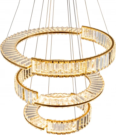 Подвесной светильник ярусный Zortes Moi ZRS.1201.03 (LED, 220V, хрусталь, пульт управления, на тросе, IP21)