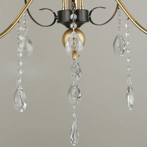 Подвесная люстра Reluce 04752-0.4-03 (220V, подвески, на цепи, подсвечник, свеча)