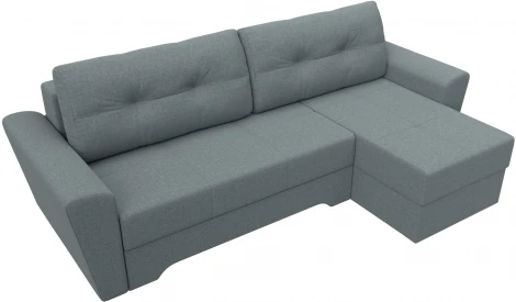 Диван угловой Амстердам правый угол (Серый/Рогожка) Лига Диванов арт.122765