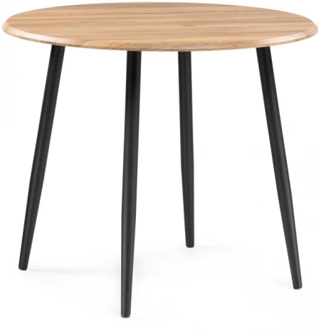 Деревянный стол Notta Абилин 90х76 дуб вотан / черный матовый 507213