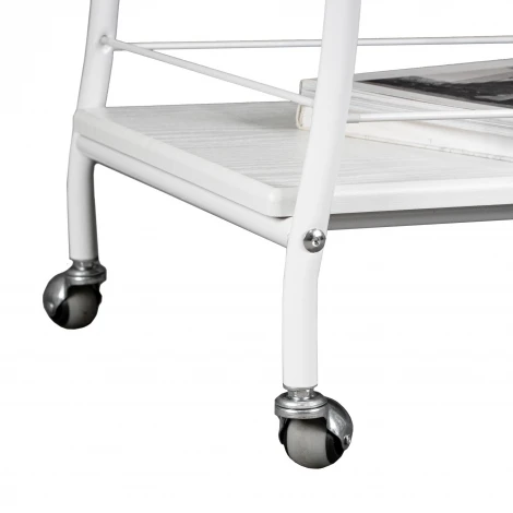 Стол сервировочный Марко белый/белый Mebelik 009738