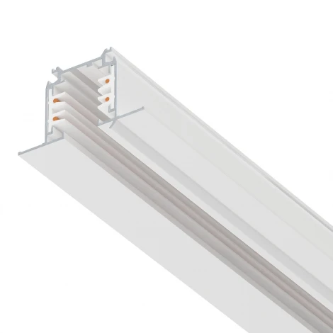 Шинопровод трехфазный четырехконтактный Lightstar Quattro 503035-R 3 метра 220V встраиваемый со стыковочными пазами (круглые медные жилы)