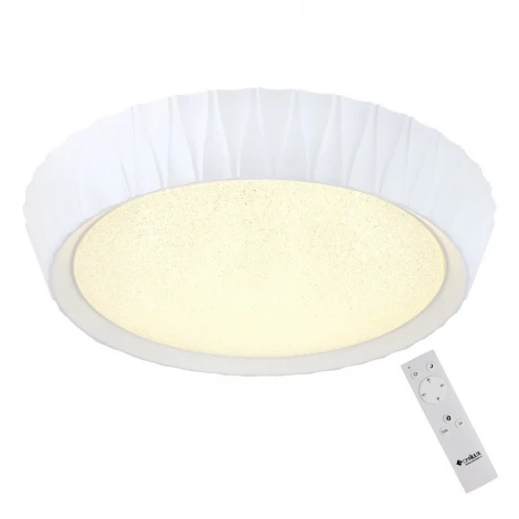 Потолочный светильник круглый Omnilux Tissi OML-49107-48 (LED, 220V, пульт управления)