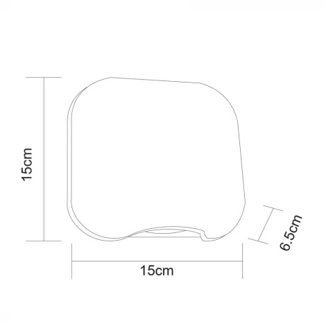 Архитектурная подсветка Arte Lamp Lupus A8503AL-1WH (LED, 220V, IP54)