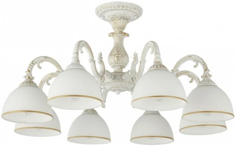 Потолочная люстра на штанге Arte Milano AM346410 346410/8 WT+G (220V)