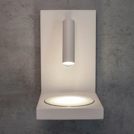 Настенный светильник с беспроводным ЗУ и полкой Mantra Zanzibar 6750 (LED, 220V, выключатель)