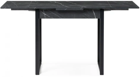 Стол Woodville Форли 90(150)х67 файерстоун / черный матовый 550564