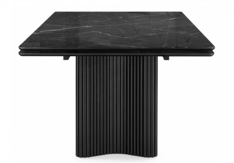 Кухонный стол Woodville Мален 240x110 дарк / черный