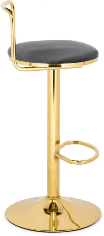 Барный стул Woodville Lusia dark gray / gold