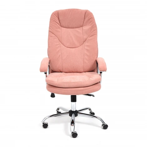 Кресло SOFTY LUX розовый (флок)