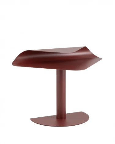 Журнальный столик Stool Group Cornea металл бордовый УТ000041895