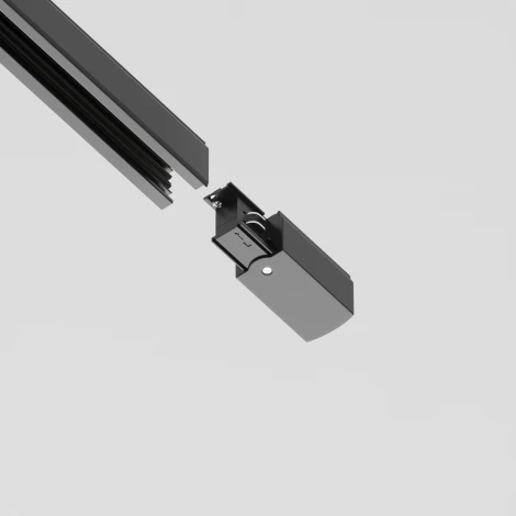 Ввод питания левый Trinity черный (трехфазный) Maytoni Technical TRA005B-31B-L (220V)