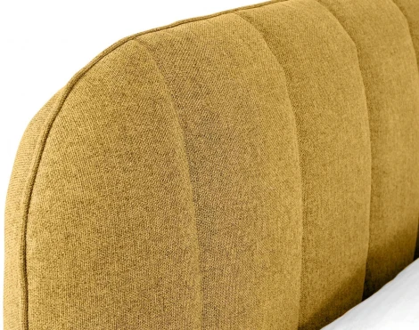 Кровать Amsterdam ОГОГО (арт.831273), (Велюр/Желтый)