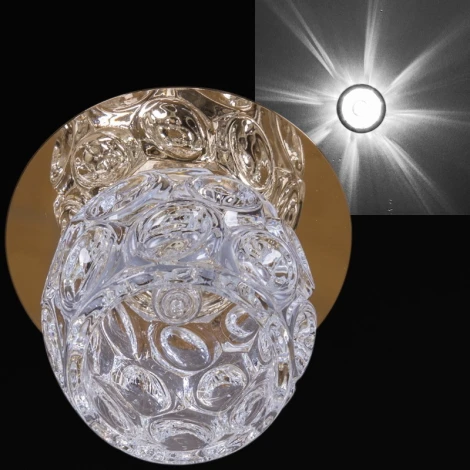 Встраиваемый точечный светильник Reluce 08084-9.0-001H G9 GD (220V)