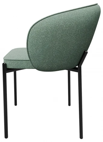 Стул Hesby Whispered бирюзовый,черный (Комплект 2 шт)