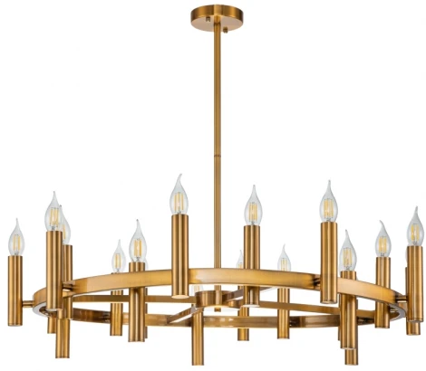 Потолочная люстра большая на штанге Leonardo 2156/05/20P Stilfort (220V, свеча)