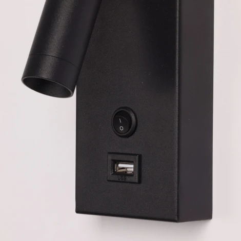 Спот для чтения с выключателем De City Стаут 702022501 (LED, 220V)