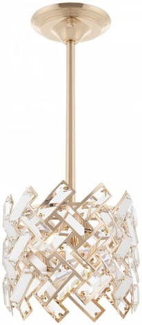 Потолочная люстра хрустальная на штанге Arte Milano Sorrento-7019 377019/1/300/200 GD (220V)