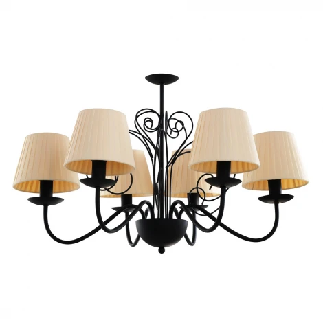 Подвесная люстра IDLamp 837 837/6-Argentoscuro