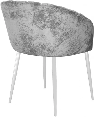 Стул DikLine 441 M13 светло-серый, ножки белые арт.00-00073881
