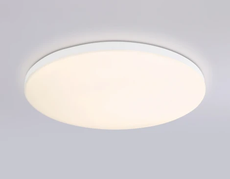 Потолочный светильник RGB круглый светодиодный с пультом и управлением смартфоном Ambrella ORBITAL FZ2001 (220V, умный дом - Алиса, Tuya Smart, Алекса, Smart Home, круглые, IP54)