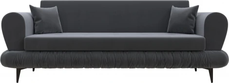 Диван-книжка Лига-045 (Серый/Велюр) Лига Диванов арт.122328