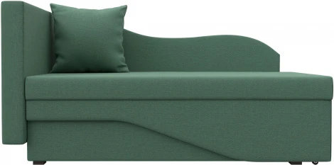 Кушетка Гармония левая (Зеленый/Рогожка) Лига Диванов арт.125298L