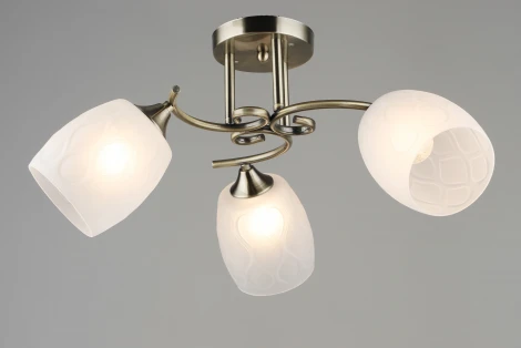 Потолочная люстра на штанге Мелодия Света SL1N SL8438-3 AB 000066057