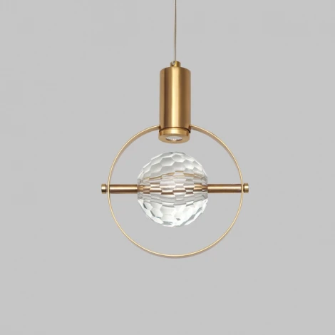 Бра LED 3W, K9 кристалл,золотая бронза Imex CR.23454-1-W-GB-LED (220V)