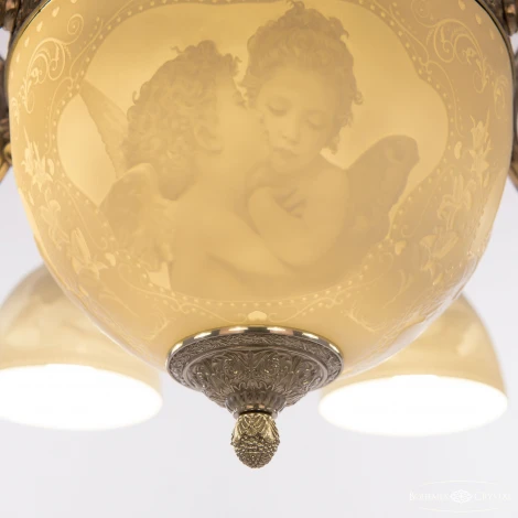 Подвесная люстра Bohemia Verona 72109P/8/210 Ni P1 D Angel