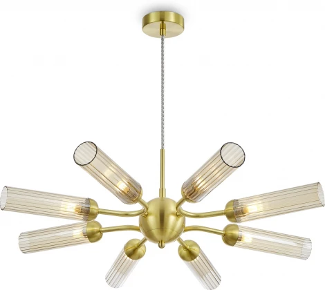 Подвесная люстра Freya Borgy FR5379PL-08G (220V, на проводе)