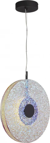 Подвесной светильник ST Luce Alumno SL6142.423.01 черный/радужный LED 1*8W 4000K (220V, на тросе, круглые)