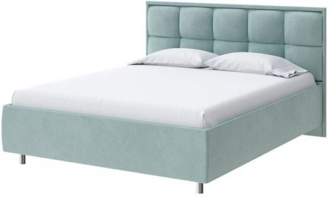 PROxSON Кровать Chessy без основания (Ткань: Велюр Monopoly Мятный лёд (670)) 160x190