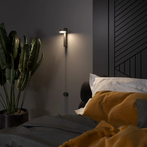 Умное бра Elektrostandard Orco 40112/LED черный (220V, диммер)