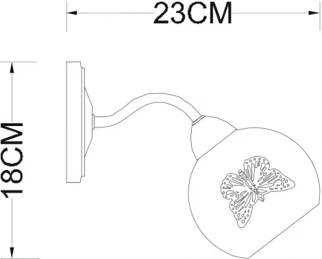 Бра Arte Lamp Alessandra A5004AP-1AB