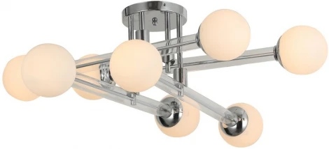 Потолочная люстра на штанге Omnilux Bucine OML-29517-08 (220V, шарики)