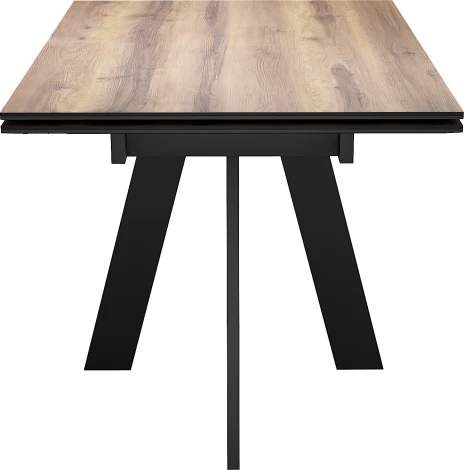 Стол обеденный WINGS Дуб делано/Черный, Черный арт.00-00075224