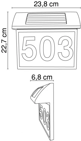 Настенный светильник уличный Globo Home 3379
