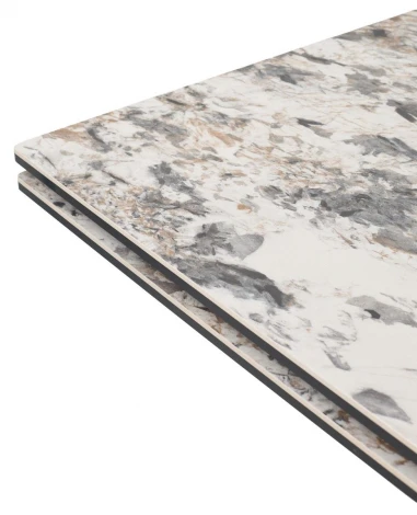 Стол БРИАН (BRIAN) 200 ЦВЕТ ПАНДОРА (MATTE PANDORA) керамика на стекле/ ОРЕХ, ®DISAUR M-City 64670