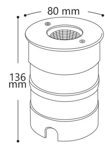Встраиваемый светильник уличный Feron SP4117 32035