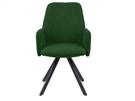 Стул DikLine 293 поворотный BL10 зеленый, ножки черные 00-00084754