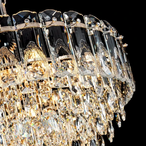 Подвесная люстра хрустальная Modelux MODELUX ML.7220.600 GD