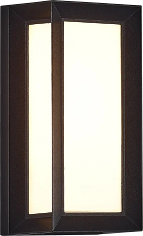 Настенный светильник уличный ST Luce Combo SL9533.401.01 черный/белый LED 1*15W (220V, IP65)