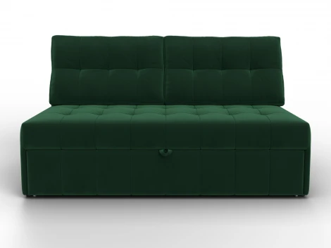 Диван прямой Лига-107 (140) (ЛДСП,Брус,Фанера,Велюр/Зеленый) Лига Диванов 134908