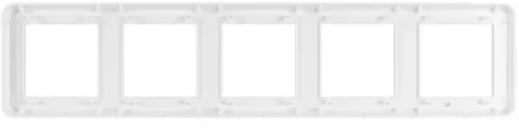 Рамка пластиковая FRM-VERSA-PL-5-WH (Arlight) 045190