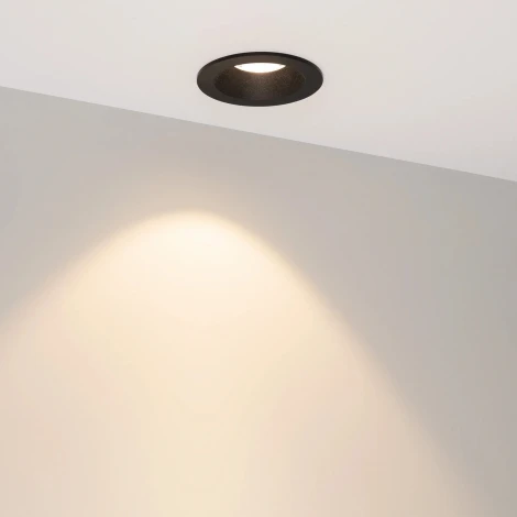 Встраиваемый точечный светильник MS-ATOLL-BUILT-R86-10W Warm3000 (BK, 36 deg, 230V) (Arlight, IP54 Металл) 044612 (LED)