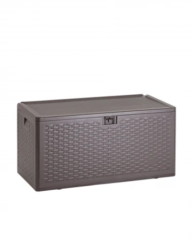 Стол-сундук Кейт пластик 110*55 см 276 л коричневый Stool Group арт.УТ000039339