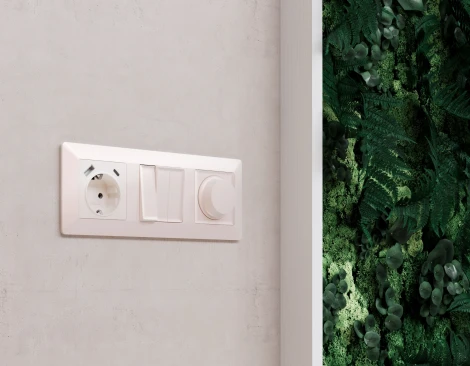 Рамка Ambrella Volt ALFA Line (Жемчуг) 3-ая AF110203