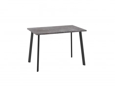 Стол Уно, нераздвижной 110х70, ДЫМЧАТАЯ КЕРАМИКА/ЧЕРНЫЙ МАМАДОМА UNO 102295